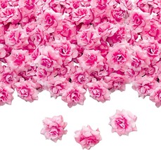 120 pcs Artificial Silk Roses Head Fake Rose Flower Head DIY Roses Heads for Val - £30.17 GBP