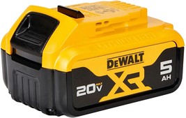 DEWALT 20V MAX XR Battery, Lithium Ion, 5.0Ah (DCB205) - £69.21 GBP