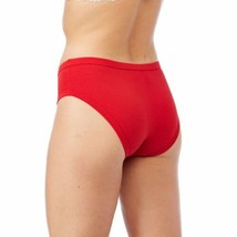 No Boundaries Women&#39;s Cotton Hipster Panties Size X-LARGE Solid Red NEW - £8.10 GBP