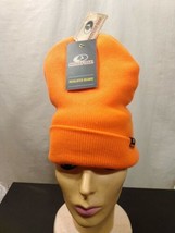 Men&#39;s Blaze Orange Mossy Oak Insulated Hat Hunter Hunting Skull Cap Beanie OSFM - £4.64 GBP