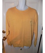 IZOD Gold Colored Long Sleeve Pullover Sweater Size L Men&#39;s EUC - $27.59