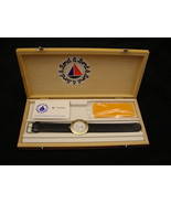 Wrist Watch Bord a&#39; Bord French Uni-Sex Solid Bronze, Genuine Leather B24 - $142.32 CAD