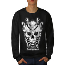 Illuminati Horror Skull Jumper  Men Sweatshirt - £14.93 GBP