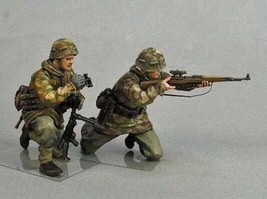 1/35 Resin Model Kit German Soldiers Snipers Infantry WW2 Unpainted - £15.89 GBP