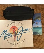 Maui Jim Sport Sunglasses Semi-Hard Zipper Case Fabric Clip Black Zip Ca... - €12,03 EUR
