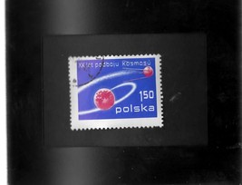 Tchotchke Framed Stamp Art  - Celebration of Space Exploration - $7.99