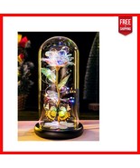 Light-Up Eternal Glass Rose with Butterfly &amp; Crystals - Sentimental Gift... - $770.81 MXN