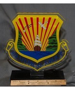 HUGE heavy 6th MEDICAL GROUP Commander&#39;s lucite desk plaque emblem crest  - €27,28 EUR