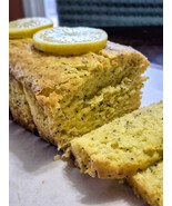 Tangy Lemon Pudding Poppy Seed  Bread Cake. 8.5 x 4.5 Loaf  - $240.73 MXN
