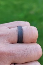 Shani ring protection saturn plain iron ring horse shoe nail chala astrology ee3 - £11.85 GBP