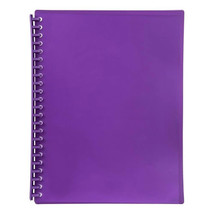 Marbig Refillable Display Book A4 (Translucent) - Purple - £13.56 GBP