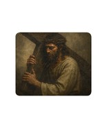 Jesus Carrying Cross Sherpa Blanket - Christian Throw Faith-Based Gift 5... - $53.83 CAD