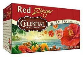 Celestial Seasonings Tea Caffeine Free Herbal Tea, Red Zinger 20 ea - £8.14 GBP