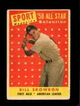 1958 Topps #477 Bill Skowron Good+ Yankees As *NY2696 - £3.11 GBP