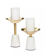 Hotel Collection Set of Two Pillar Candle Holders. NEW - £39.30 GBP