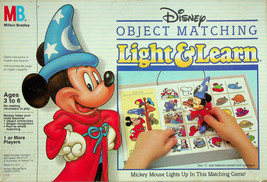 Disney Light &amp; Learn: Object Matching - MB (1986) - #4718 - Preowned - £13.41 GBP