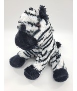 MTY Int&#39;l Black White Zebra Soft Plush Stuffed 10&quot; Animal Toy B309 - $20.36 CAD