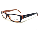 Ray-Ban Eyeglasses Frames RB5127 2294 Dark Blue Orange Rectangular 50-16... - $74.67