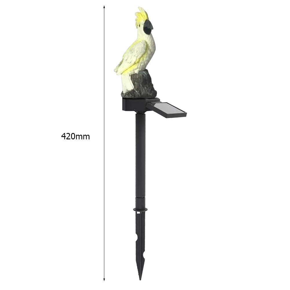 Solar Power LED Parrot Lawn Light Outdoor Waterproofp Owl Ornament  Garden Decor - £48.72 GBP