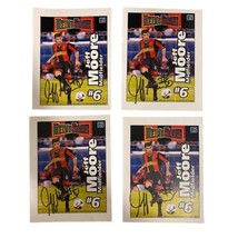 Lot of 4 MLS Jeff Moore North Eastern Metro Stars #6 AUTO Cards Clippings 2002 - £6.84 GBP