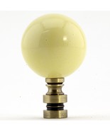 Ceramic  40mm Buttercup Ball Antique Base Finial 2.25&quot;h - £25.84 GBP
