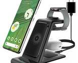 Upgraded 3 In 1 Wireless Charger For Google Pixel Watch, Pixel 8/7/6 (Pr... - $78.99