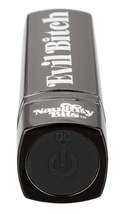 Naughty Bits Evil Bitch Lipstick Vibrator - Black - £35.92 GBP
