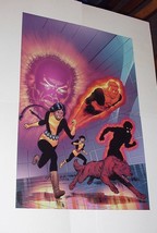 New Mutants Poster #1 Bob McLeod Cannonball Mirage Wolfsbane Fox Movie M... - £19.97 GBP