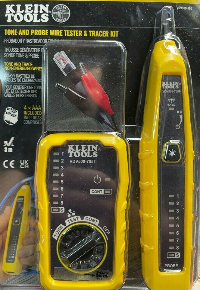 Klein Tools - VDV500 - Tone and Probe Tester and Tracer Kit - $69.95