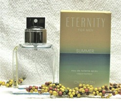 Eternity For Men SUMMER 3.3oz Eau De Toilette Spray (Immaculate/Actual Photo) - £43.96 GBP