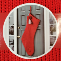 Holiday Time Red Knit 36 inch Jumbo Christmas Stocking (New) - £13.99 GBP