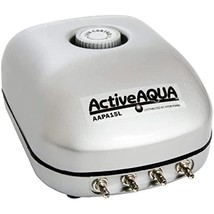 Hydrofarm AAPA15L Active Aqua, 6W, 15 L/min Air Pump 4 Outlets, Silver - £39.69 GBP