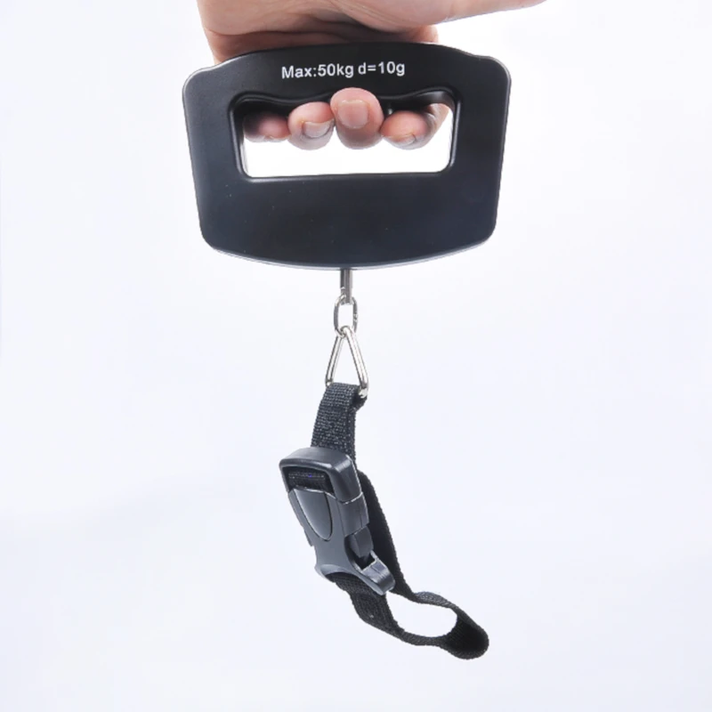 Sporting ESPLB Mini Portable Hanging Hand Held Luggage Digital Scale 50kgx10g Tr - £18.54 GBP