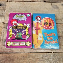 McDonalds Promo Cassette Lot of 2 - Scary Sound Effects &amp; Thats My Ronald - £7.72 GBP