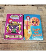 McDonalds Promo Cassette Lot of 2 - Scary Sound Effects &amp; Thats My Ronald - £7.75 GBP