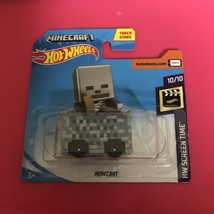 2019 HOT WHEELS MINECART HW SCREEN TIME SERIES (SHORT CARD)1/64 DIECAST ... - $3.25