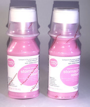 2ea 4oz Stomach Relief Pink Bismuth Relief Nausea Heartburn Indigestion ... - $7.80