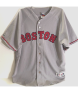 BOSTON RED SOX #18 Vintage 90s Majestic Stitched MLB Gray  Baseball Jers... - £46.40 GBP
