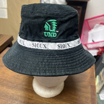 UND FIGHTING SIOUX University North Dakota Starter Bucket hat Cap old Lo... - £39.64 GBP