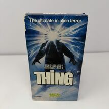 “The Thing”  VHS Tape 1982 OOP Horror/Sci-Fi HTF RARE MCA First Release ... - $49.45