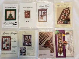 Quilt Pattern Lot 15 Christmas Wall Hanging Cardholder Table Runner Radl... - £28.07 GBP