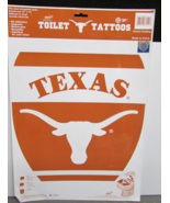 UNIVERSITY OF TEXAS Austin Longhorns REMOVABLE Vinyl Toilet Tattoo Appli... - £10.21 GBP