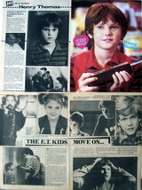 E.T. The EXTRA-TERRESTRIAL ~ 11 Color, B&amp;W Clippings, Articles, Pin-Up 1982-1985 - £6.58 GBP