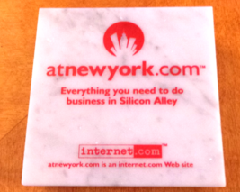 atnewyork.com internet.com collectible Silicon Alley, NYC marble paperwe... - $25.09 CAD