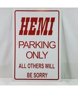 Vintage Hemi Parking Only Metal Sign 18x12 Inch Man Cave - €37,90 EUR
