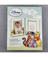 Winnie the Pooh Disney Baby Personalized Handprint Photo Frame 5x7 - $35.77 CAD