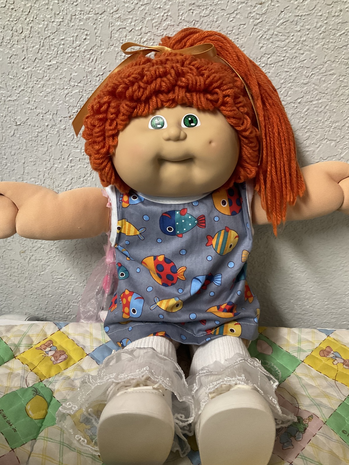 RARE Vintage Cabbage Patch Kid Girl Red Single Poodle Pony IC1 Taiwan HM#8 1986 Item image 3