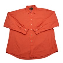 Alexander Julian Colours Shirt Mens XL Orange Long Sleeve Collared Button Up - £14.65 GBP