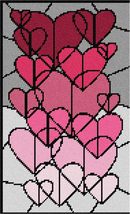 Pepita Needlepoint kit: Ombre Hearts Collage, 7&quot; x 12&quot; - $86.00+