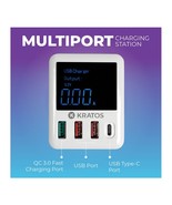 Kratos 40W QC3 PD3.0 4-Port Multiport USB Wall Charger Charging Station ... - $933.92 MXN